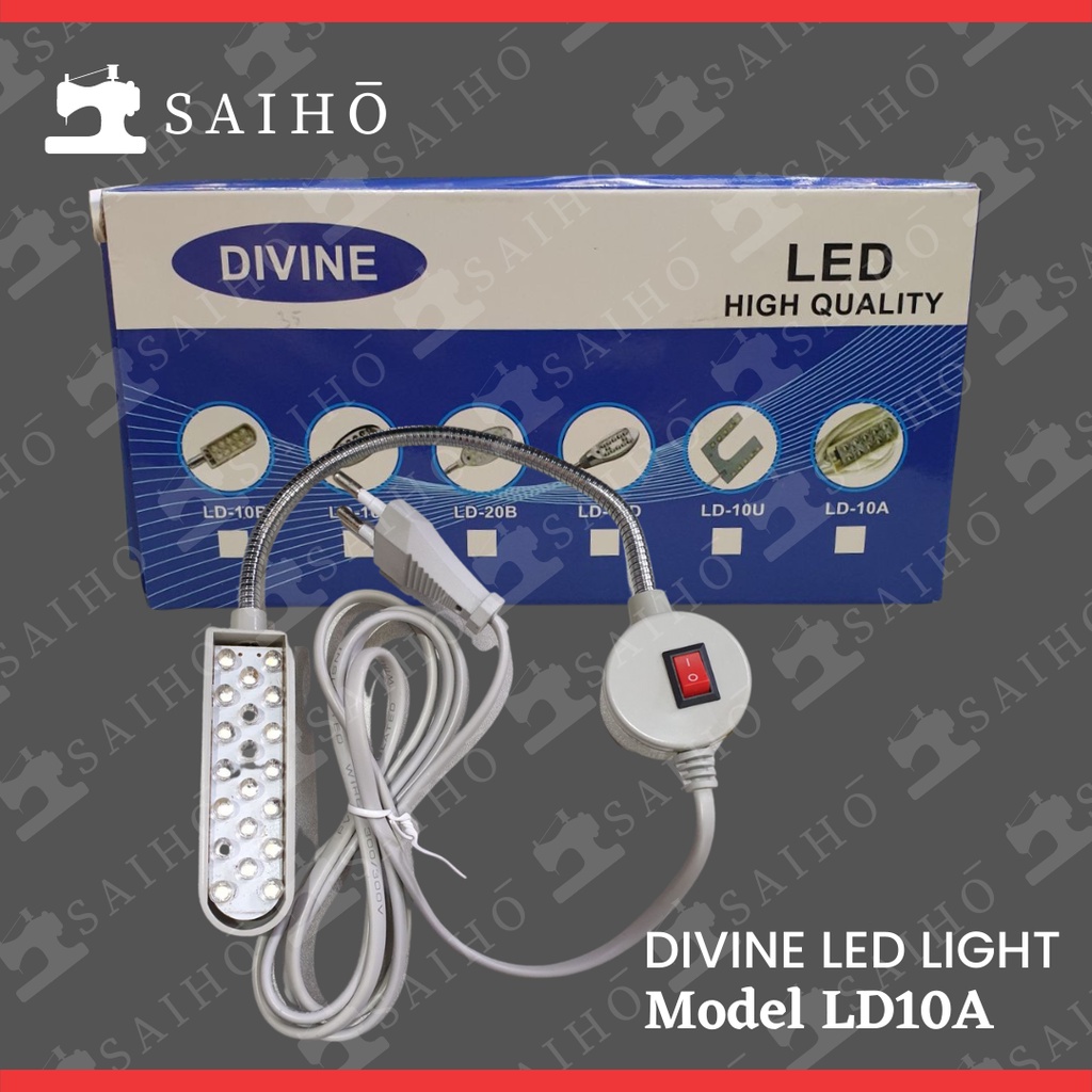 DIVINE Lampu LED Mesin Jahit 20 Titik High Quality