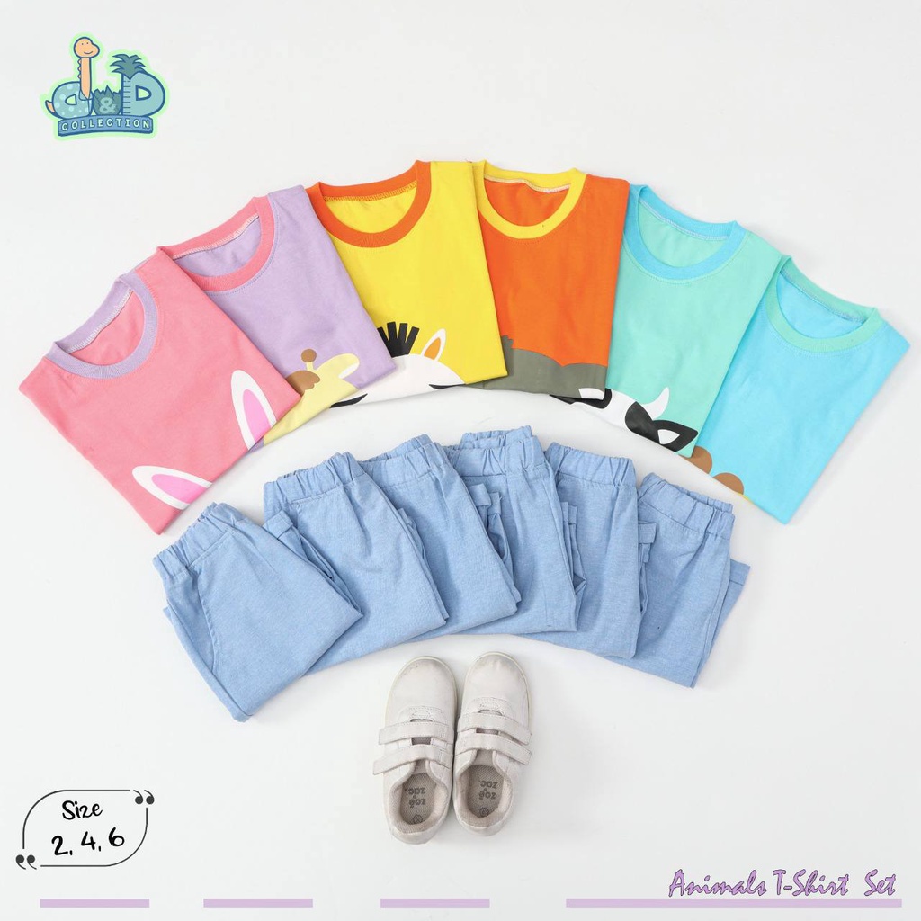 Setelan anak Animal T-shirt by DnD kids