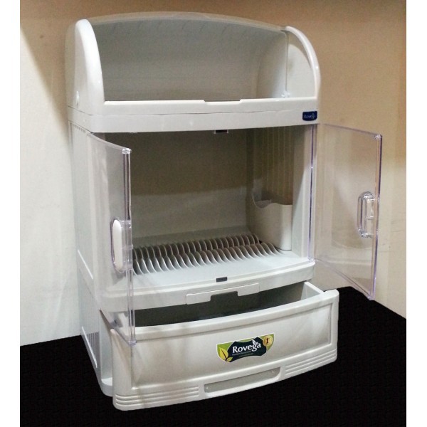 RAK PIRING PLASTIK PLADYS ROVEGA DCB2568 DISH DRAINER / RAK TEMPAT PIRING PLADYS 2568