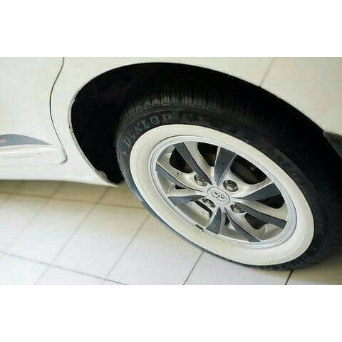 lis ban mobil / white wall wheels Merk ATLAS - R14, R15, R16 - MURAH