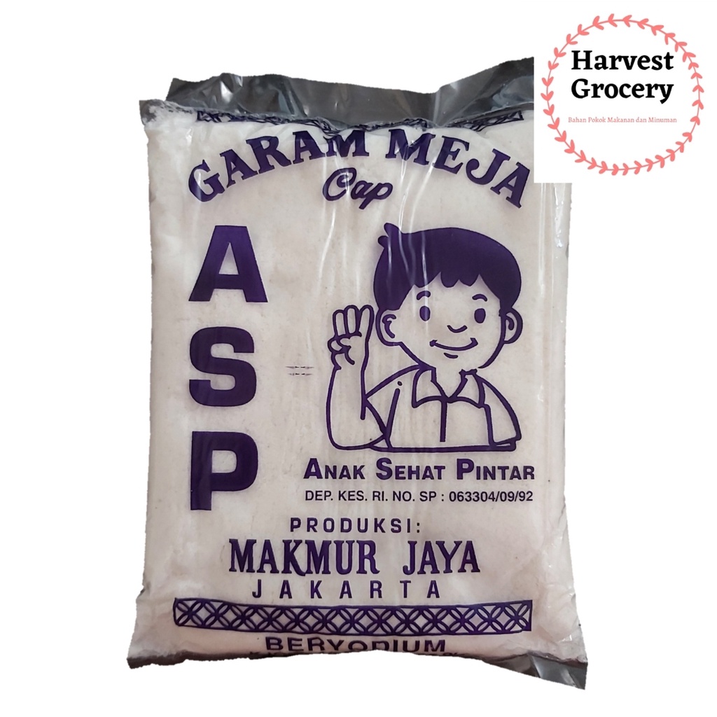

Garam Meja Cap Anak Sehat Pintar (ASP) 400GR x 20 Bks (KURIR INSTANT/SAMEDAY)