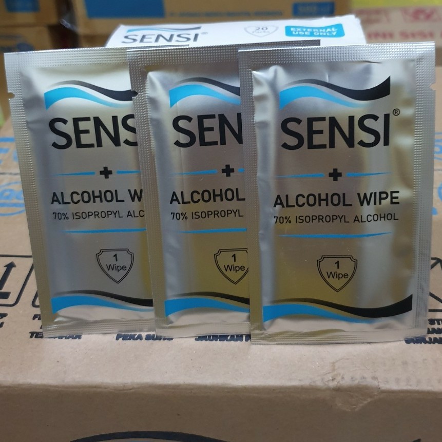 SENSI ALCOHOL WIPES 20's