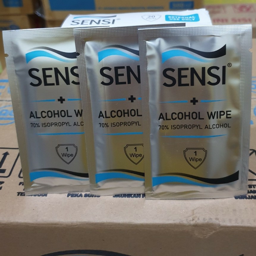 SENSI ALCOHOL WIPES 20's