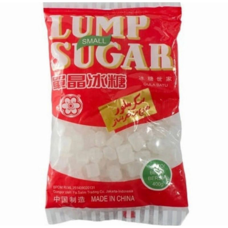 

Lump Small Sugar (Gula Batu) merk Mei Fah (400 gram)