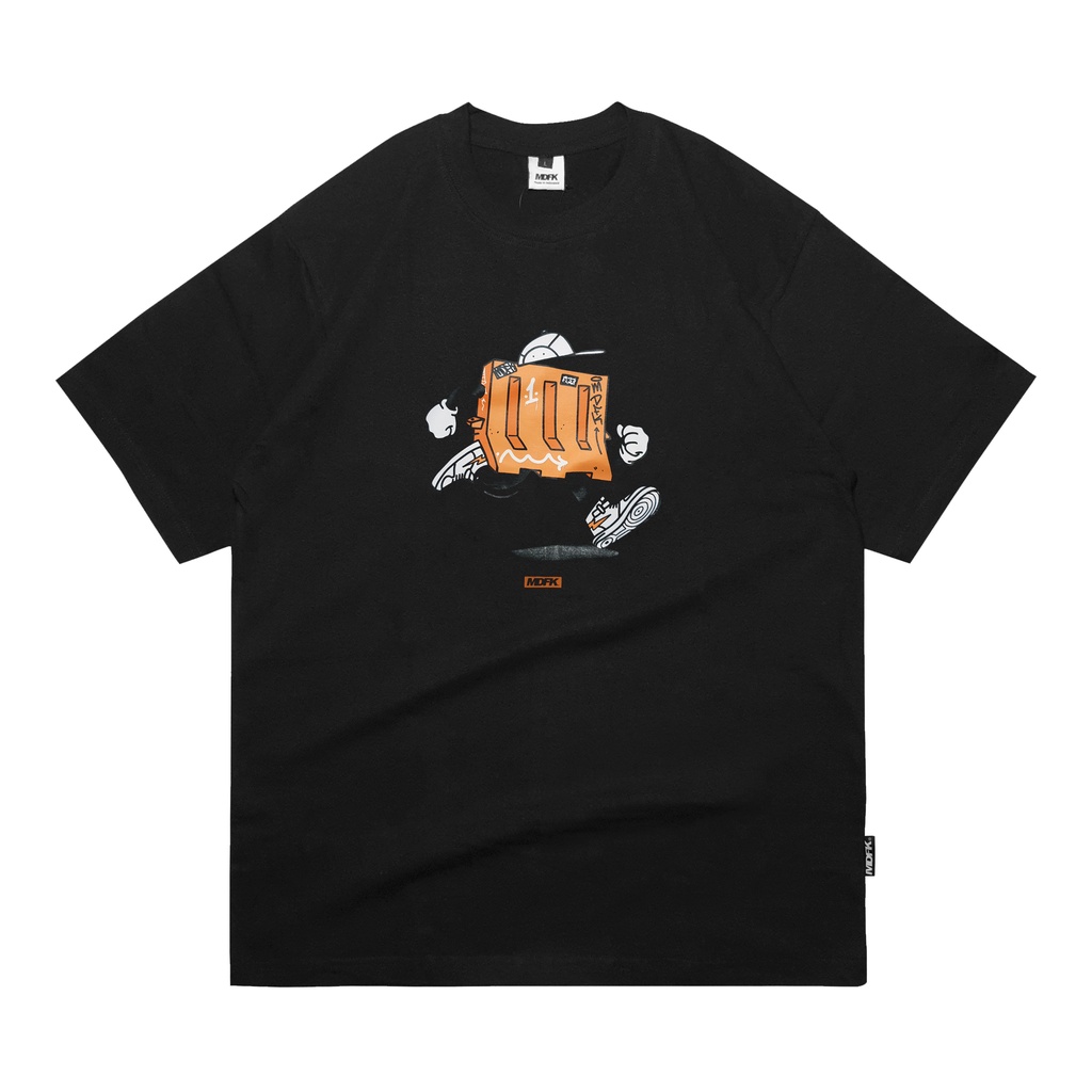 MDFK Barrier T-shirt (black) graffiti character