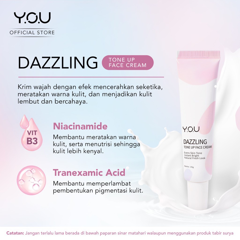 YOU Dazzling Glow Up Beauty Skincare Series All Varian