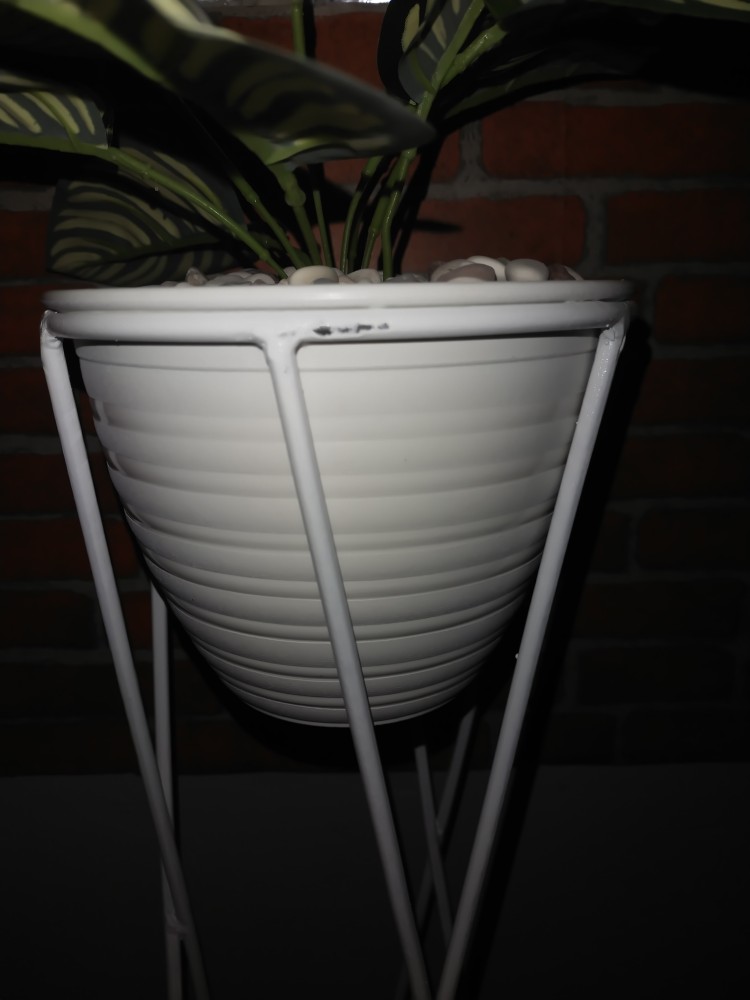 Standing Pot Besi 70cm Diameter 18cm / Rak Bunga Besi / Standing Planter