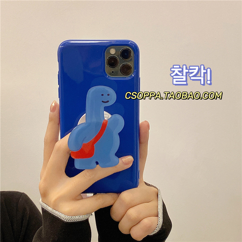 Popsocket Hp / Smartphone Universal Motif Kartun Beruang / Dinosaurus Bahan Akrilik