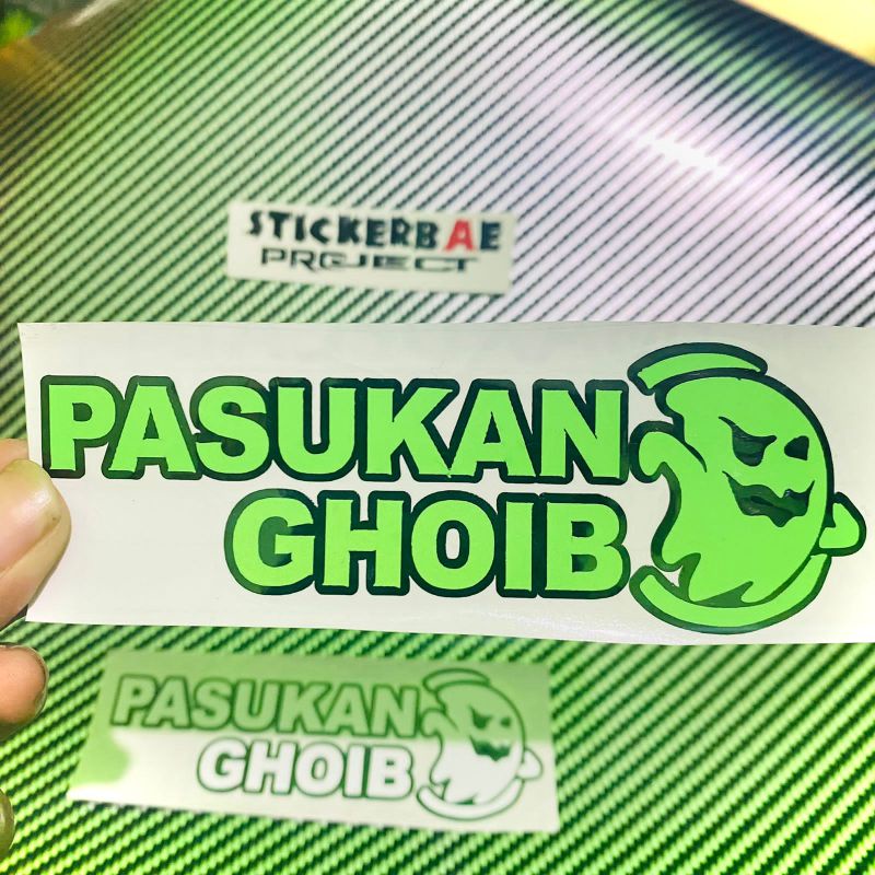 stiker pasukan ghoib sticker cutting sticker motor #pasukanghoib