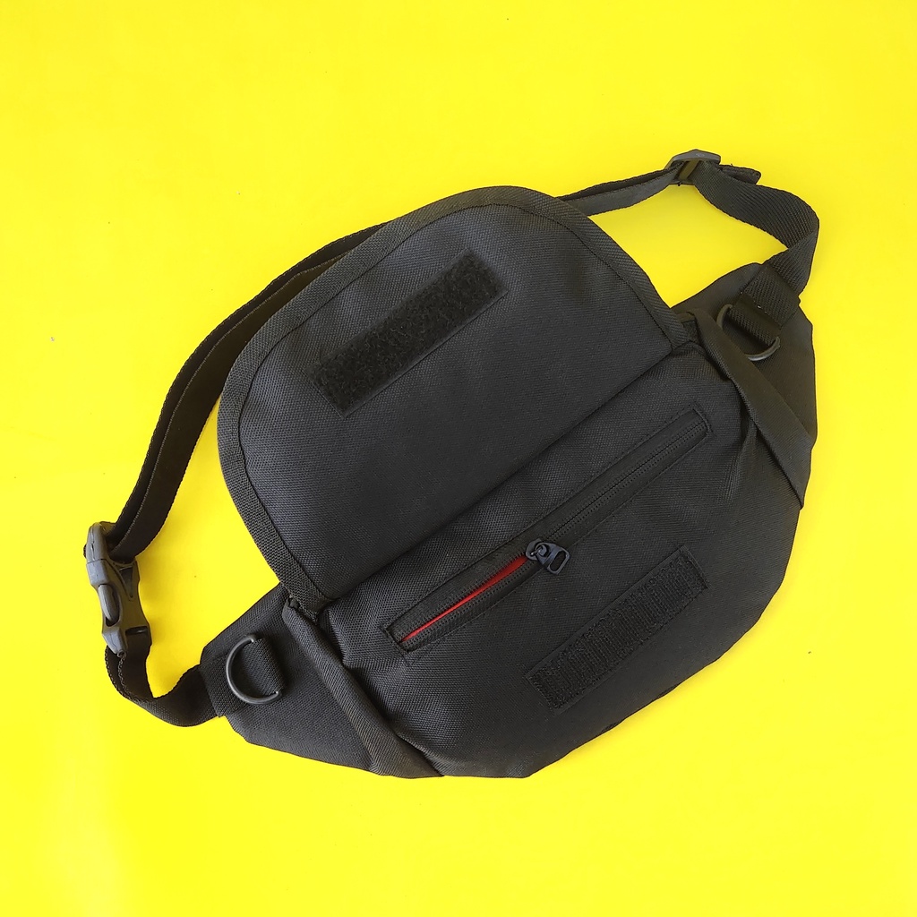 Tas Selempang Pria Distro Bahan Polyester Terbaru Tas Pinggang Waistbag Cowok