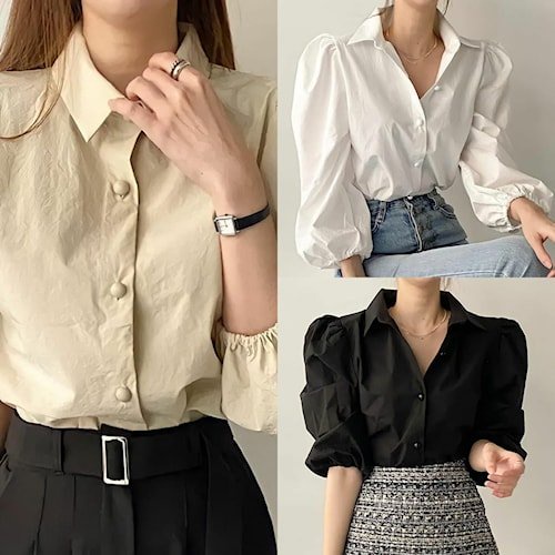 ENZY SHIRT - Atasan model korea Baju Atasan Muslim Wanita