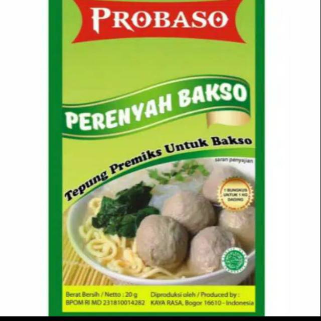 

Probaso Perenyah Bakso 20 Gram ( isi 10 bks )