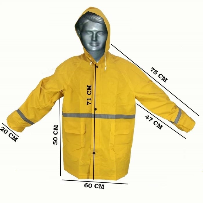 [TERMURAH] Jas Hujan Setelan Dewasa Layar Suit Project 118-SRS-B-LT - Kuning