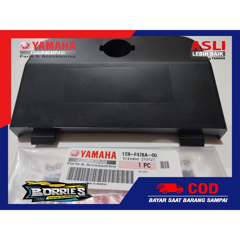 Tutup toolbox jok rxk RX-King original Yamaha kode 1TR-F478A-00