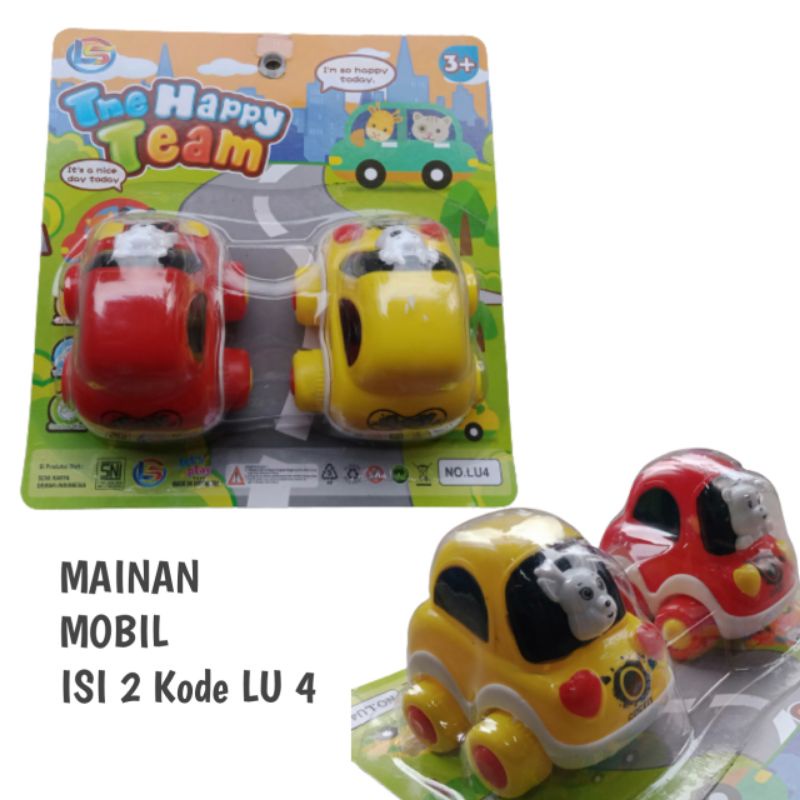 MAINAN ANAK MOBIL MOBILAN BISA JALAN ISI 2PCS