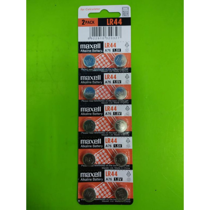BATERAI MAXELL ORIGINAL JAPAN LR 44