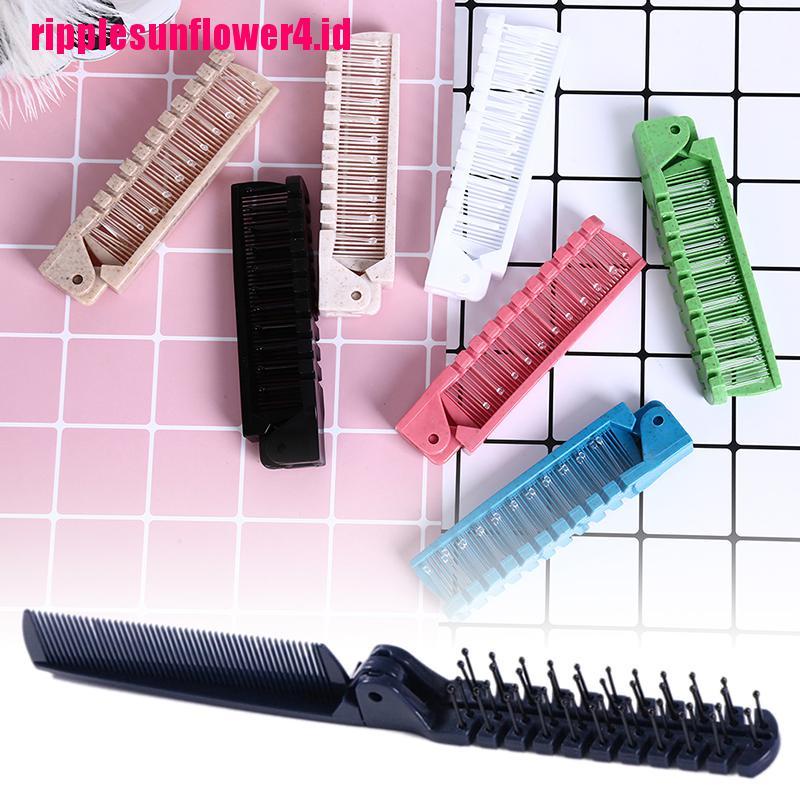 Sisir Rambut Lipat portable Anti Statis