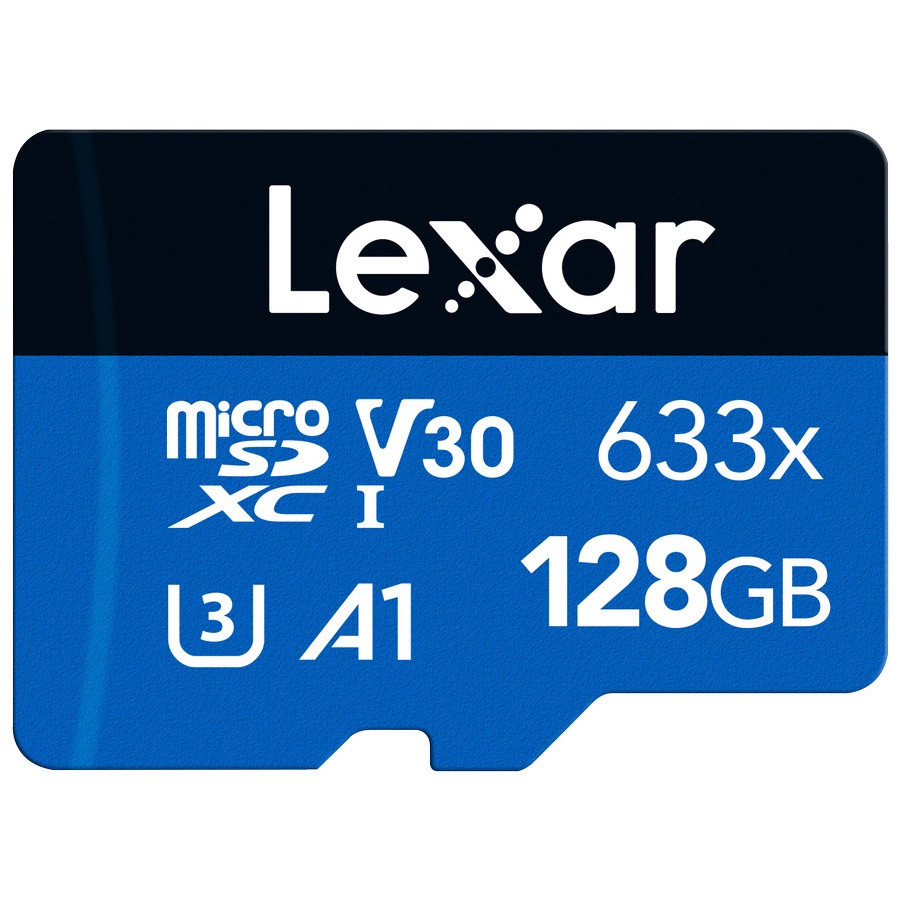 Lexar Microsd 128GB 64GB High Performance 633x Up to 95Mb/s