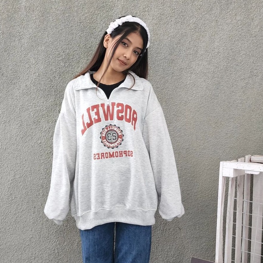 Sweater Roswelll Oversize Outwear Wanita Gaya Terbaru