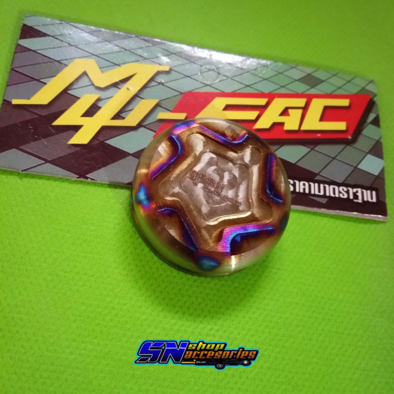 tutup tabung titanium
