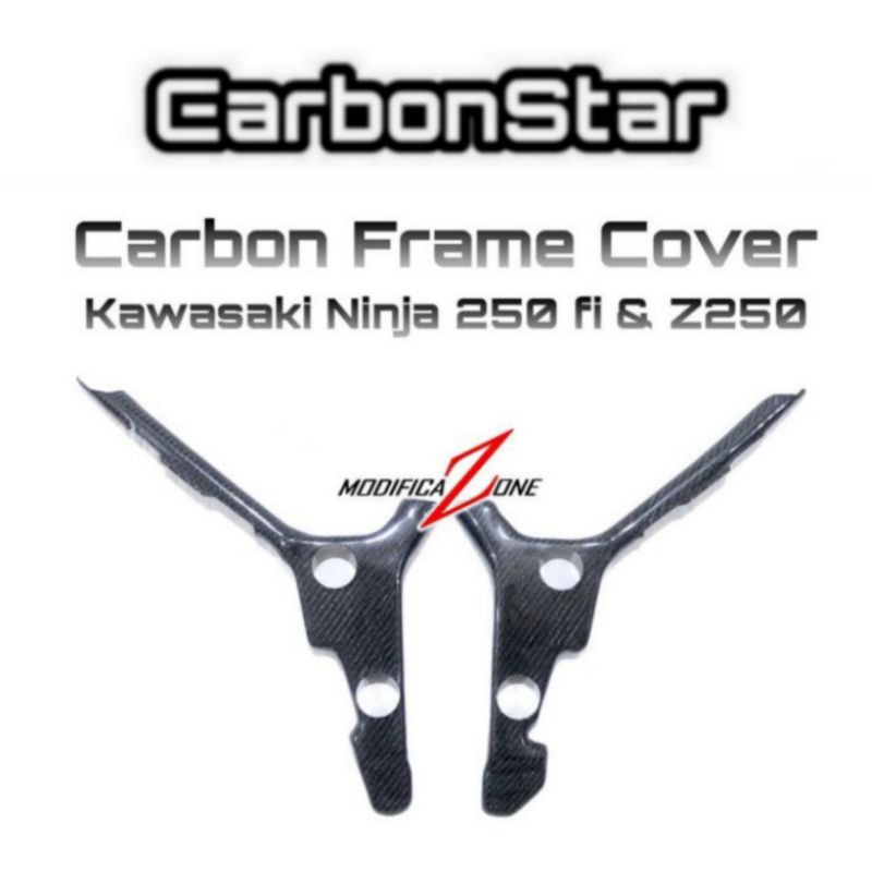 Carbonstar Frame Cover Carbon Kawasaki Ninja250fi Z250