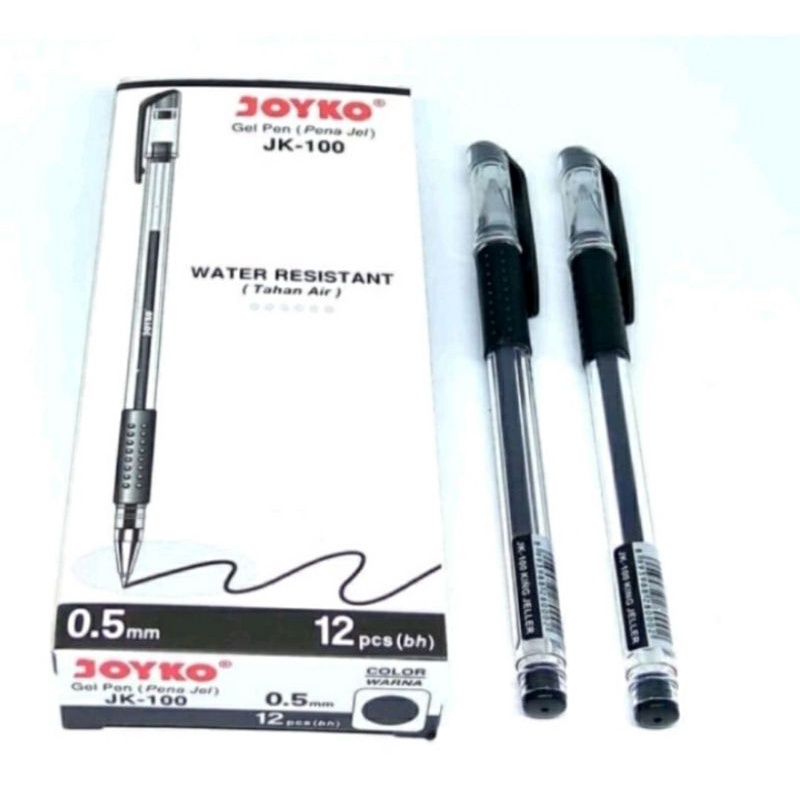 

Pulpen joyko gel 100 hitam