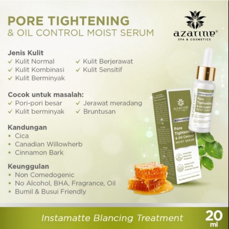 Azarine Pore Tightening & Oil control Moist Serum