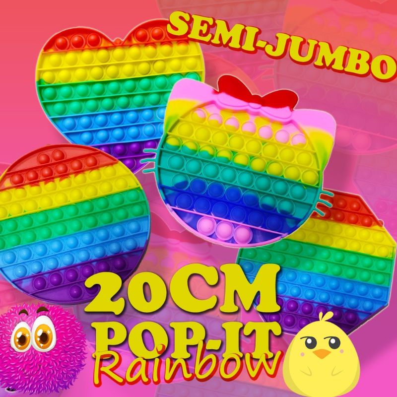 ❤️JUMBO❤️POP IT LOVE JUMBO 20CM,MAINAN POP ITS 20CM JUMBO,XL, MAINAN ANAK