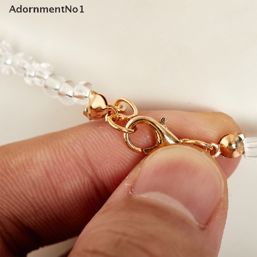 (AdornmentNo1) Kalung Choker Wanita Desain Buah Ceri Transparan Untuk Pesta / Hadiah