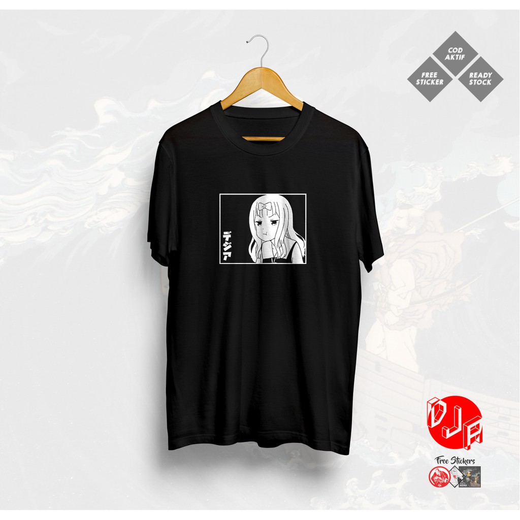 Kaos CHIKA FUJIWARA KAGUYA SAMA LOVE IS WAR CHIKA DANCE BAJU JEPANG MANGA ANIME T-Shirt DJA CLOTH