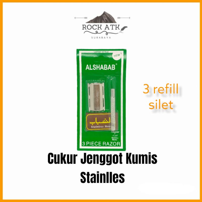 ALAT CUKUR KUMIS JENGGOT BESI (PCS) - CUKURAN BESI ALSHABAB