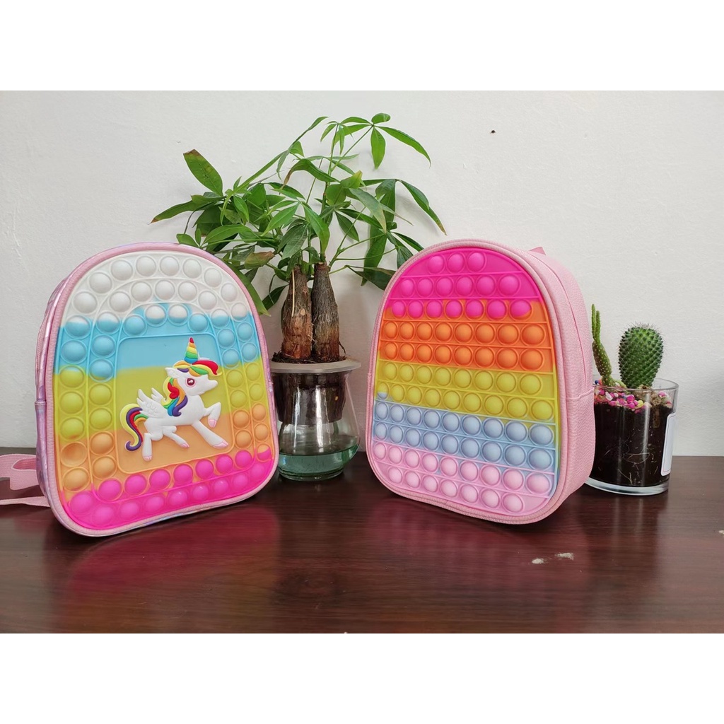 PX 775 B Tas Ransel Pop It Ukuran Besar - Tas Silikon Ransel - Tas Ransel anak - Tas Import - Tas Ransel Anak Paud - Tas Anak TK