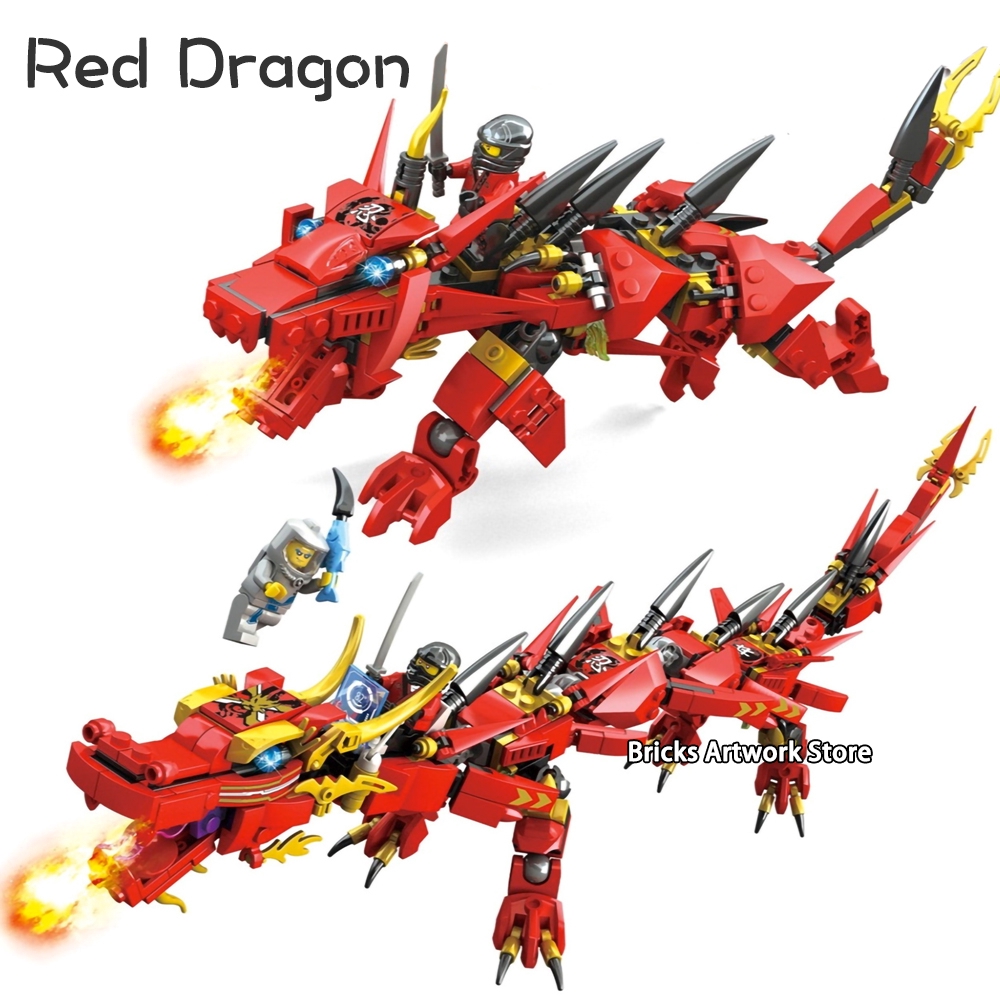 lego red dragon ninjago