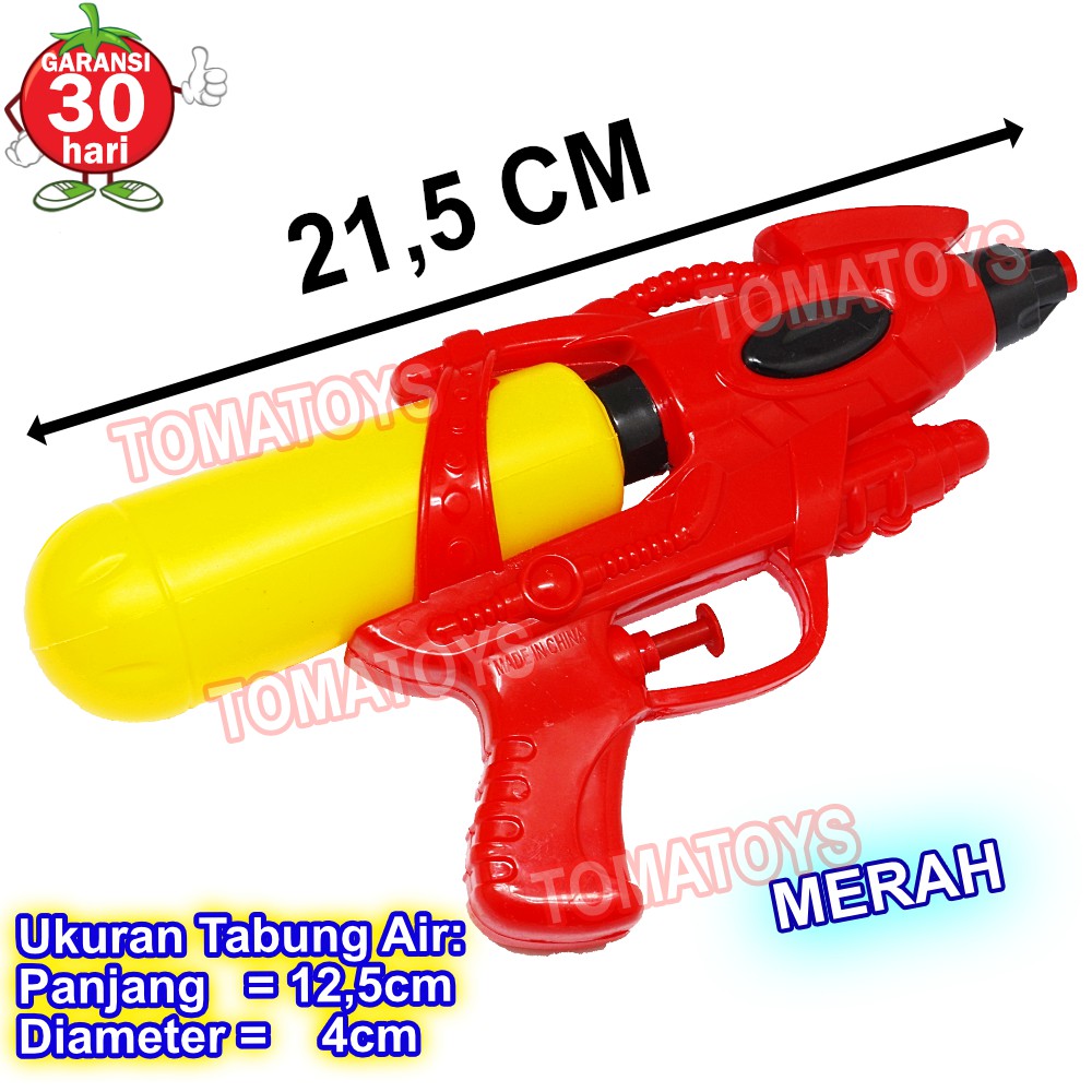 Tomatoys Mainan Anak Laki Laki Pistol Air 1 Tabung Mini