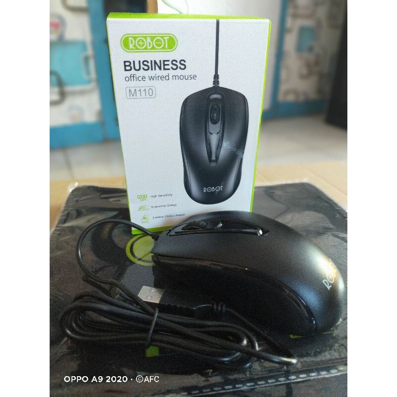 ROBOT MOUSE KABEL USB MOUSE PAD ROBOT