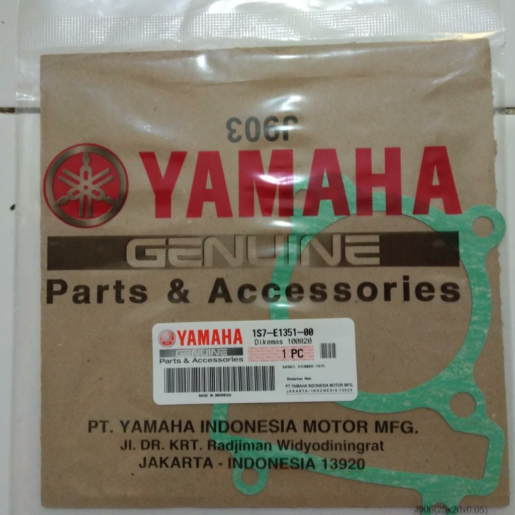 Paking Blok Seher Gasket Cylinder Yamaha Jupiter MX Vixion R15 R 15 1S7 E1351 00