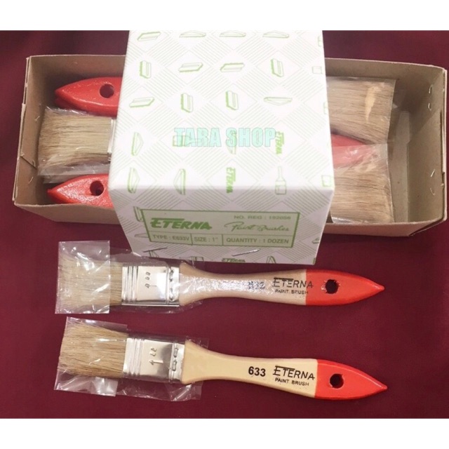 Sale Kuas Cat Gagang Kayu Eterna 1” BYjzKh0XQGxy