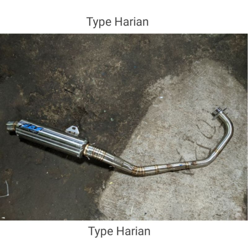 Knalpot D.O.S Muffler Dos Muffler Original Jogja Honda Sonic 150 Stainless Original Racing Jogja