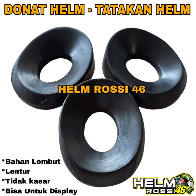 Donat Helm Tatakan Display Helmet Portable Maintanan Perawatan Helm