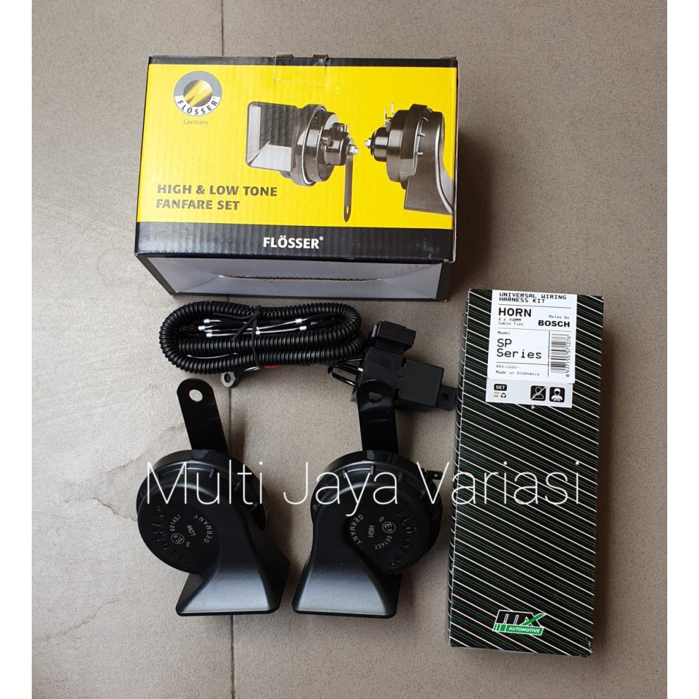 Klakson / Horn Flosser + Kabel Relay Set