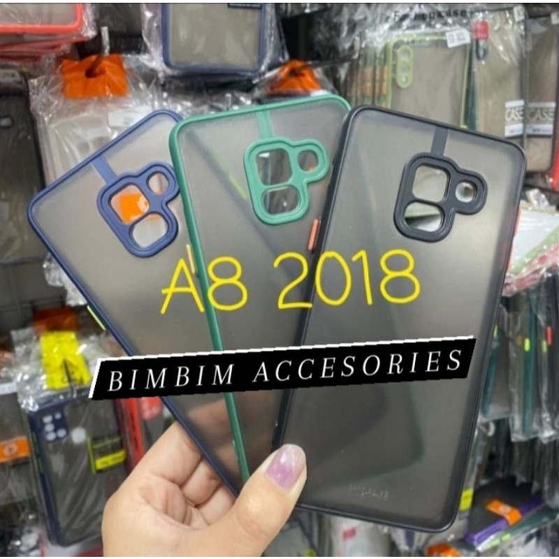 Samsung A6 2018 / A6 Plus 2018 Case Dove Matte Transparan Slim Fuze Macaron