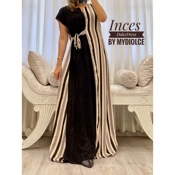Daster Arab DOLCE INCES Original Label Dress Rayon Super-GEYSHA: CREAM
