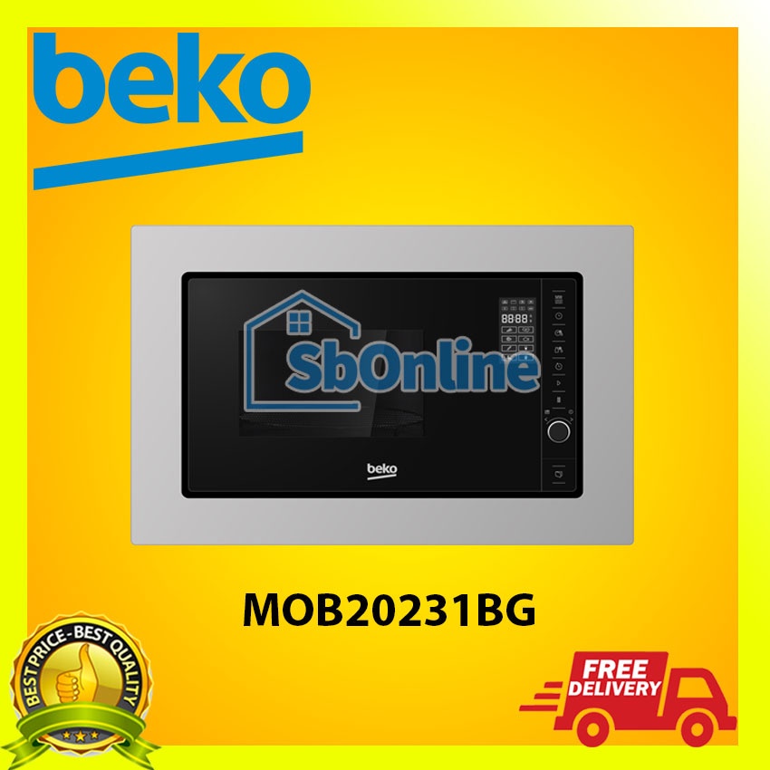 BEKO MOB20231BG: Microwave Tanam (800 W, 20 L)