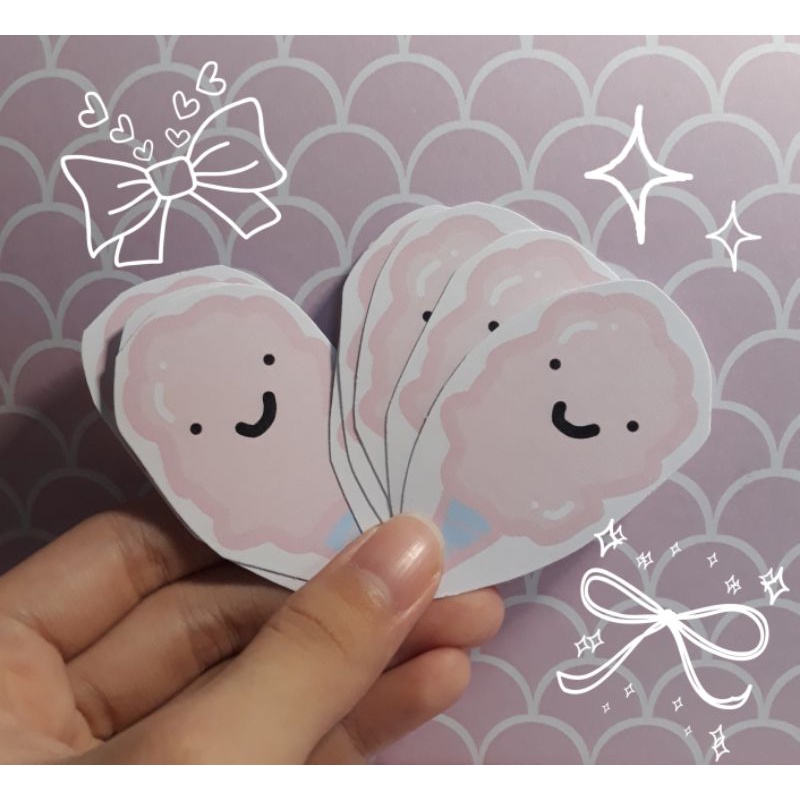 

Warm Hugs-Cotton candy-Matte vinyl waterproof stickers