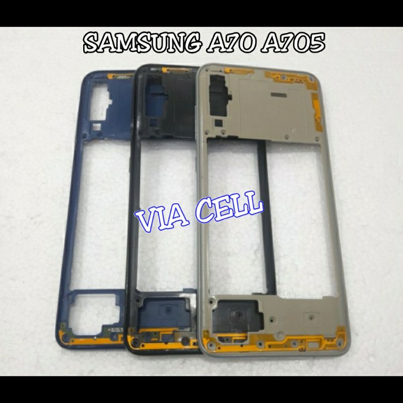 Bazel Samsung A70 Tulang Tengah Samsung A70 A705 Tutup Mesin Samsung A70