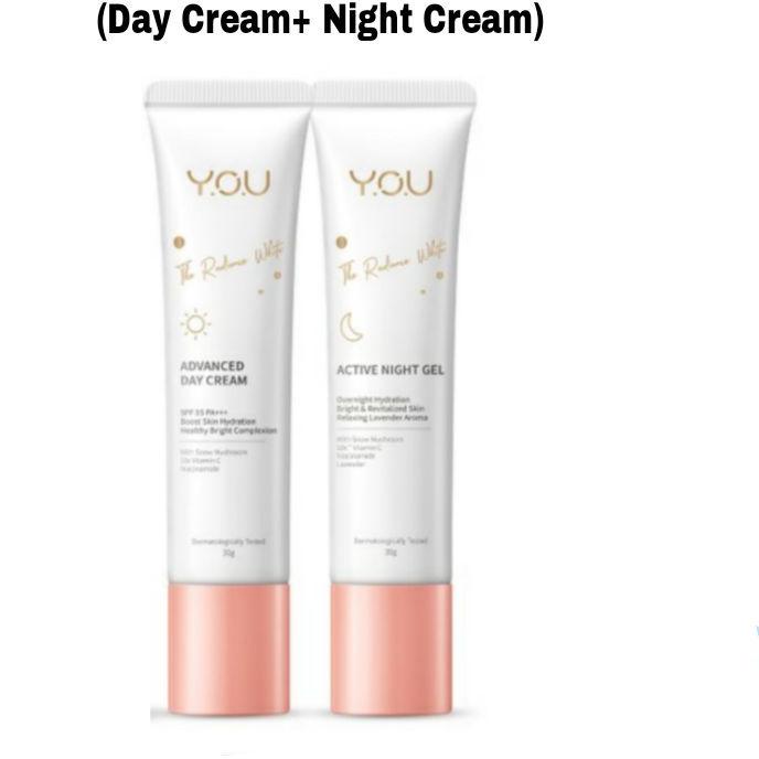 ► Kosmetik You Radiance White Series Paket (Day Cream/Night Gel/Nourishing Serum /Facial Foam/Toner)
