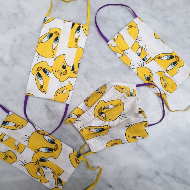 Masker Kain Premium Motif Tweety