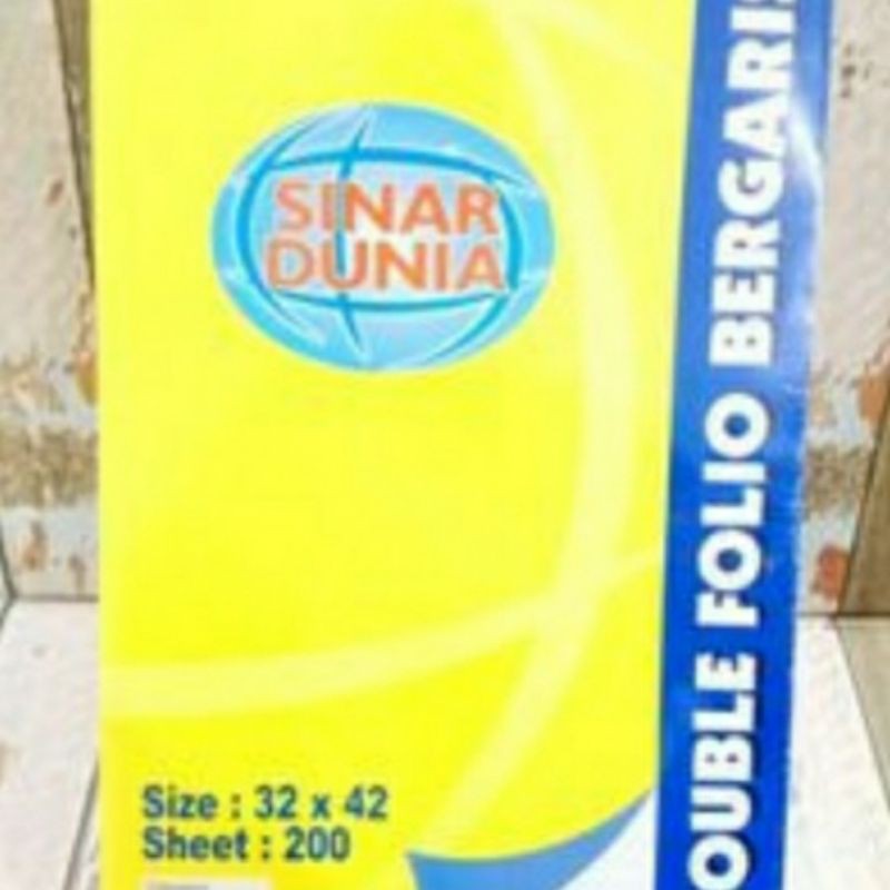 

KERTAS DOUBLE FOLIO 200 SHEET SIDU