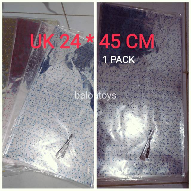 

{ 1 pack } 24*45 CM PLASTIK BONEKA TEBAL / PLASTIK SOUVENIR TEBAL / PLASTIK SNACK / WARNA RANDOM