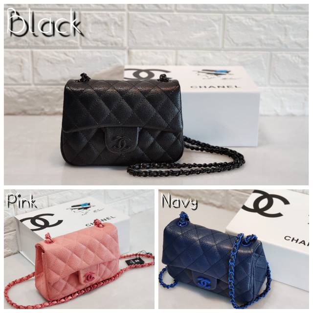 Chanel Flap Bags Caviar Mini